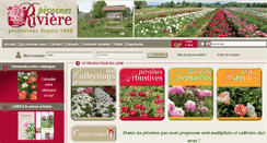 Desktop Screenshot of pivoinesriviere.com